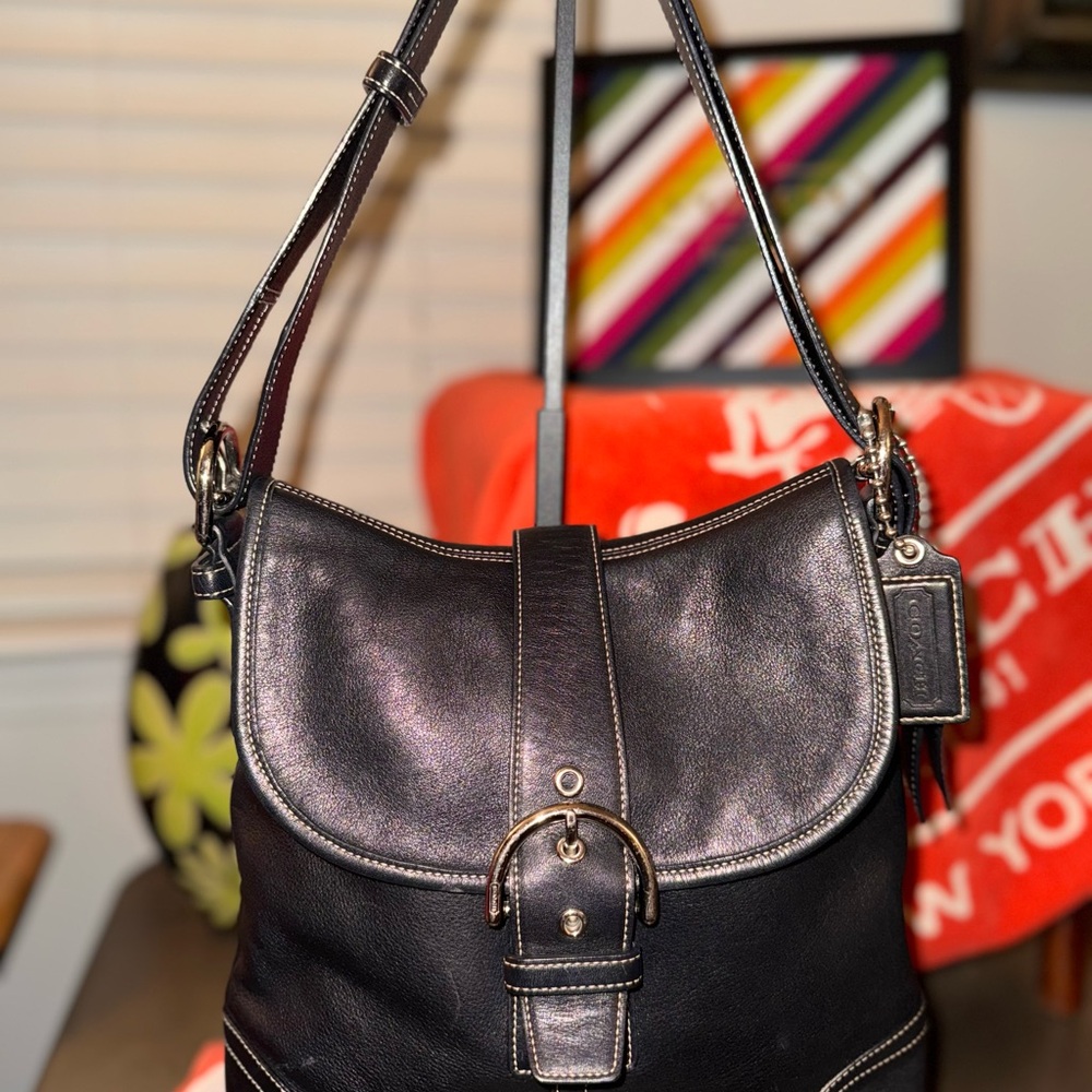 Coach Y2K Black Leather SoHo Convertible bag TODAY ONLY LOW PRICE!!